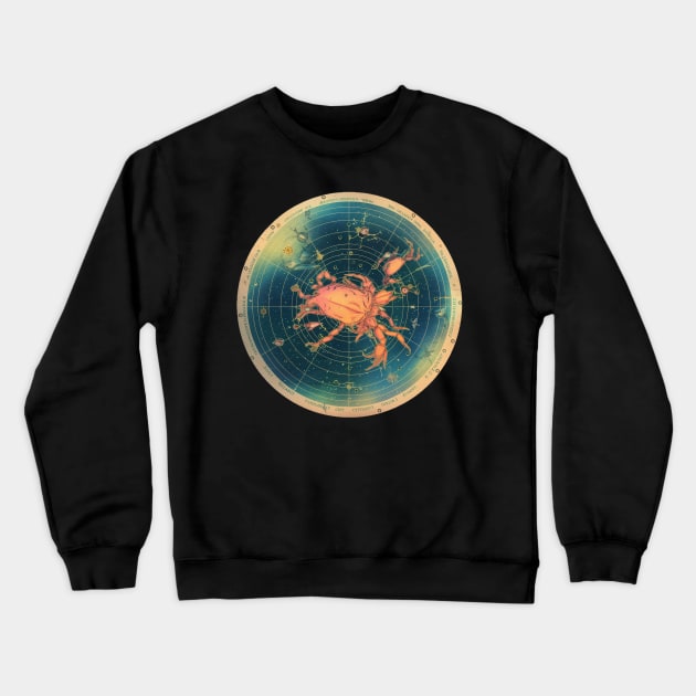 Reverie of the constellations Crewneck Sweatshirt by Stickermagician